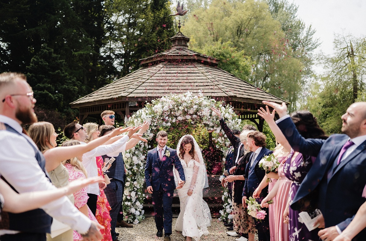 Outside wedding ceremonies in Somerset