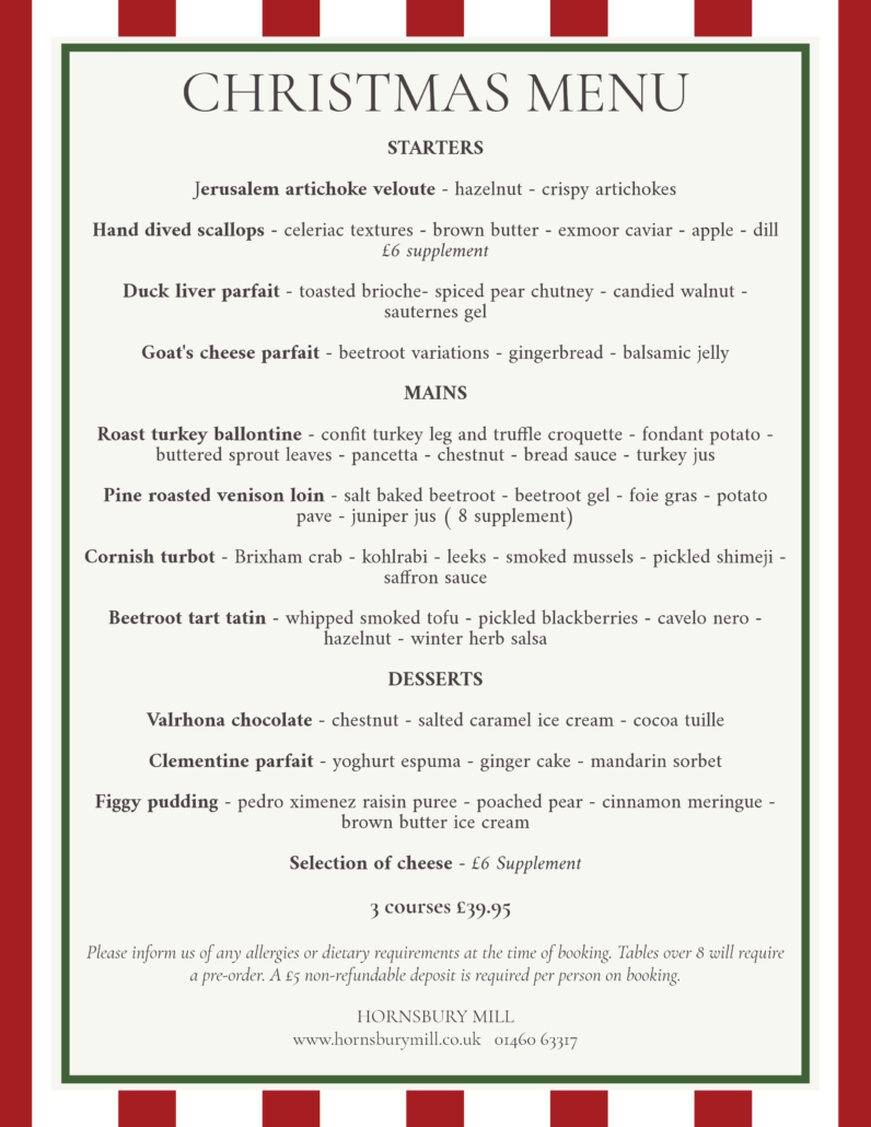 Christmas Parties in Somerset